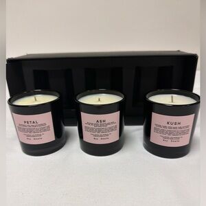 Boy Smells Candle Set - Petal, Ash, Kush